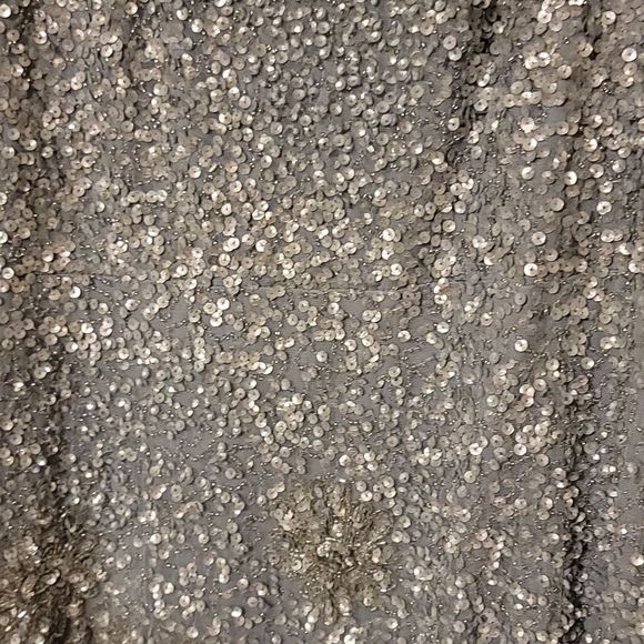 Adrianna Papell Womens Embellished Short Sleeves E - Picture 3 of 6